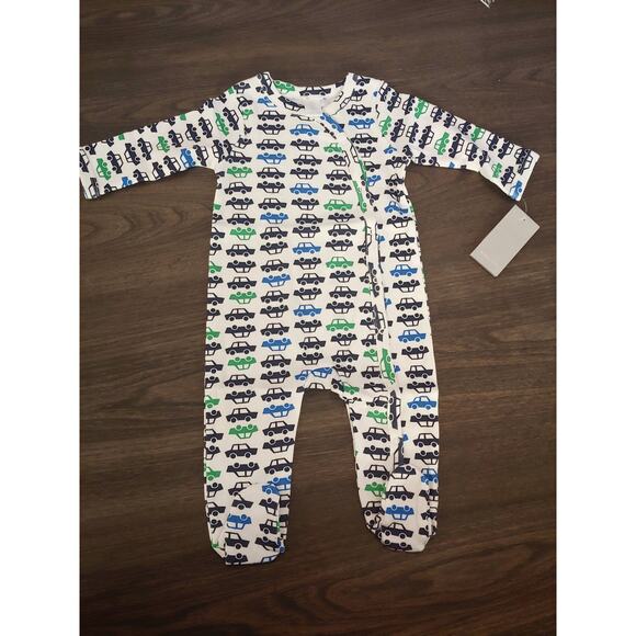 NEW Nordstrom Baby Boy Infant Cars Footie Sleeper 3 Months - Picture 1 of 7